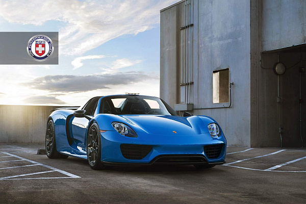 Фото дисков HRE P101 Глянцевый темный лак на Porsche 918 Spyder
