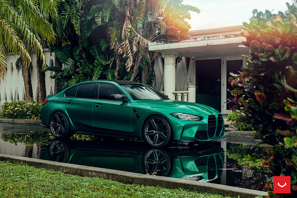 Фото дисков Vossen HF-1 Сатиновый графит на BMW 3/M3 (G2x/G80)