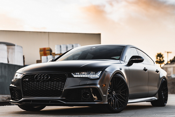 Фото дисков Brixton Forged VL4 Черный сатин на Audi A/RS 7 (4G)