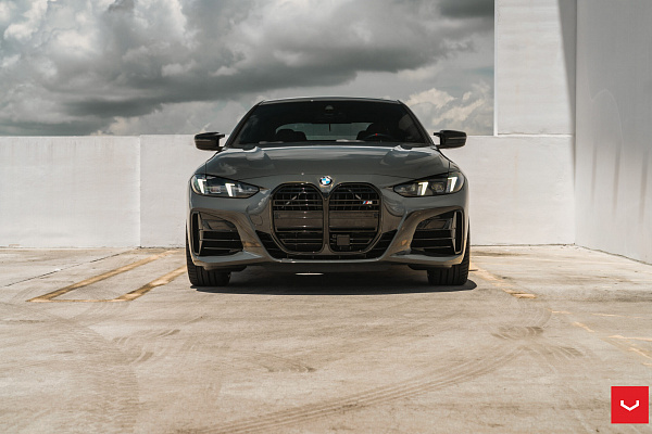 Фото дисков Vossen HF-7 Черный глянец на BMW 4/M4 (G22/G82)
