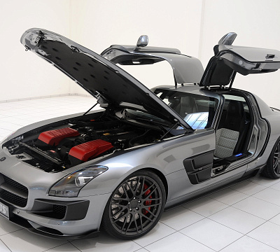 Фото дисков BRABUS Monoblock F (Platinum Edition) на Mercedes-Benz SLS AMG