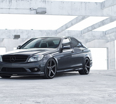 Фото дисков Vossen CV3 на Mercedes-Benz C-Class (W204)