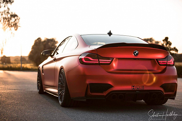 Фото дисков HRE P103 Сатиновый темный лак на BMW 4/M4 (F32/F82)