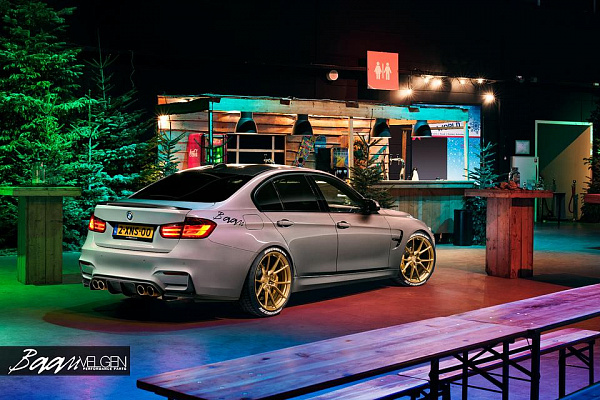 Фото дисков Anrky AN12 Глянцевое темное золото на BMW 3/M3 (F3x/F80)