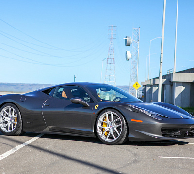 Фото дисков HRE R101 Lightweight на Ferrari 458