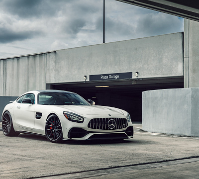 Фото дисков Vossen HF-4T на Mercedes-Benz AMG GT I