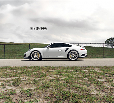 Фото дисков Strasse Wheels SM5R Deep Concave Monoblock на Porsche 911 VII