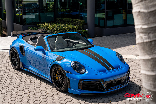 Фото дисков Vossen RS92 Черный глянец на Porsche 911 VIII