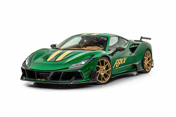 Фото дисков Mansory YT.5 Сатиновое золото на Ferrari F8