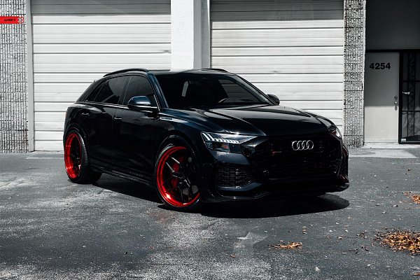 Фото дисков Anrky S3-X4 Черный сатин на Audi Q8