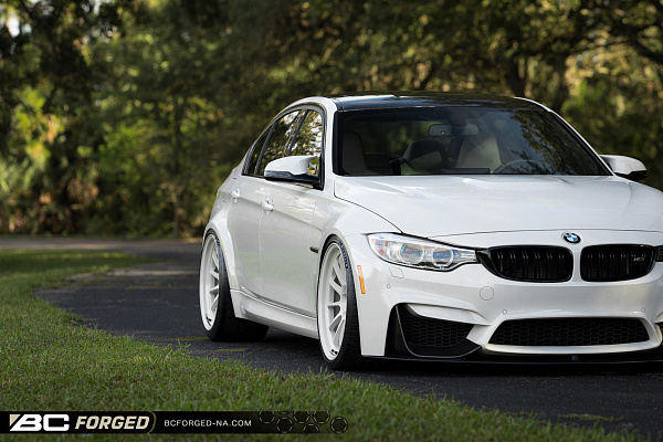 Фото дисков BC Forged TD01 Белый глянец на BMW 3/M3 (F3x/F80)