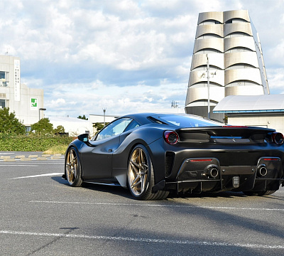 Фото дисков Anrky S1-X3 на Ferrari 488