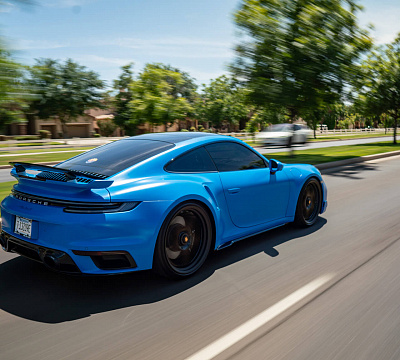 Фото дисков HRE 527 на Porsche 911 VIII