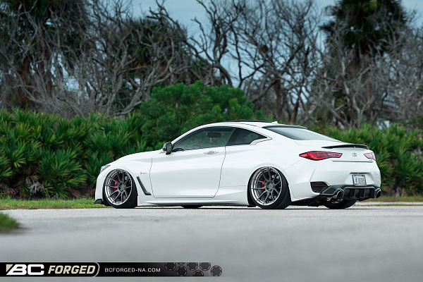 Фото дисков BC Forged HCA162 Глянцевый графит на Infiniti Q60 II