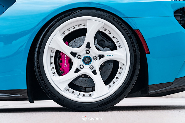 Фото дисков Anrky XR-305 Белый глянец на Ford GT II