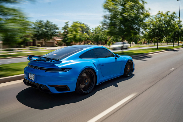 Фото дисков HRE 527 Черный глянец на Porsche 911 VIII