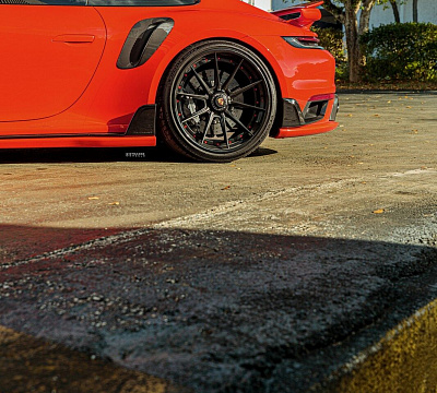 Фото дисков Strasse Wheels SV10 Deep Concave Duoblock на Porsche 911 VIII