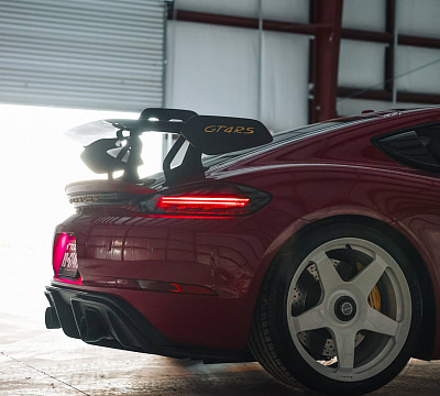Фото дисков Brixton Forged TR04 на Porsche Cayman III