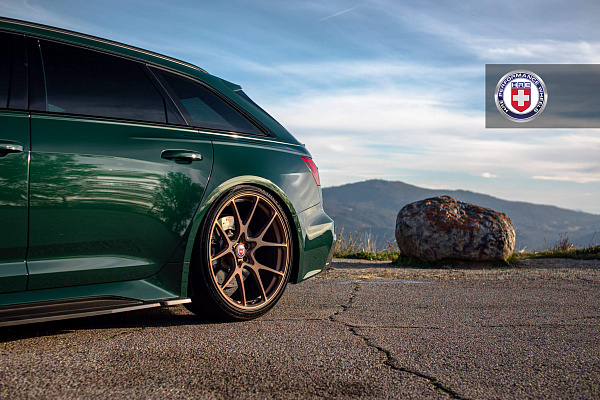 Фото дисков HRE 521M Сатиновая бронза на Audi A/RS 6 (C8)