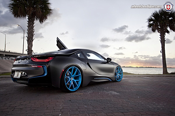 Фото дисков HRE P101 Синий сатин на BMW i8