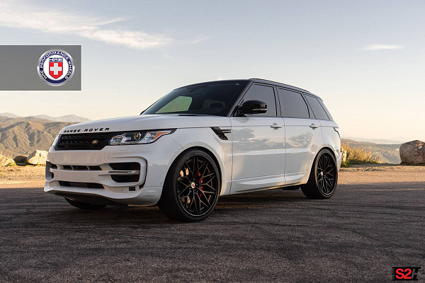 Фото дисков HRE S200H Черный сатин на Range Rover Sport II