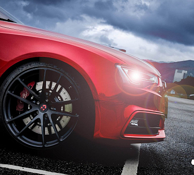 Фото дисков HRE P104 на Audi A/S/RS 5 (8T)