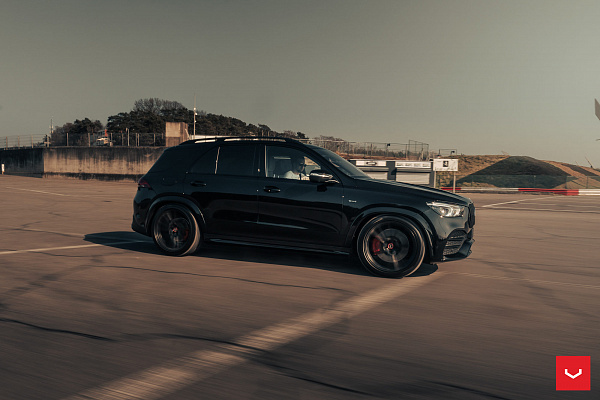 Фото дисков Vossen HF-4T Черный сатин на Mercedes-Benz GLE II