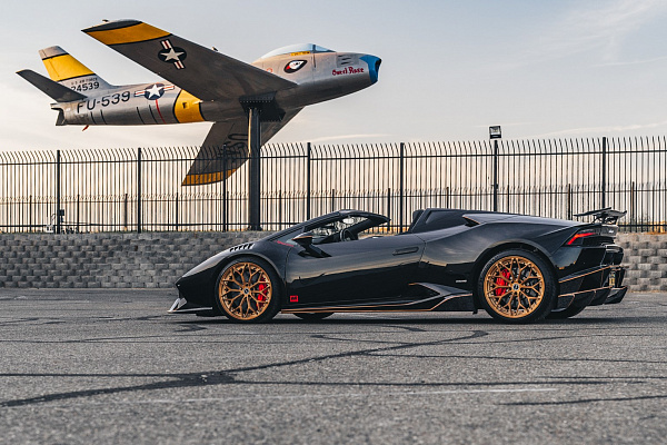 Фото дисков Brixton Forged CM6-R Глянцевая бронза на Lamborghini Huracan