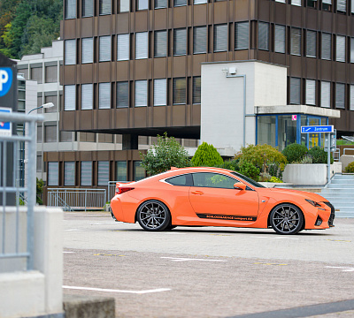 Фото дисков Vossen CVT на Lexus RC