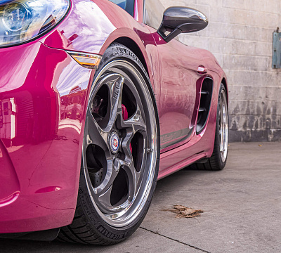 Фото дисков HRE 522 на Porsche Boxster IV
