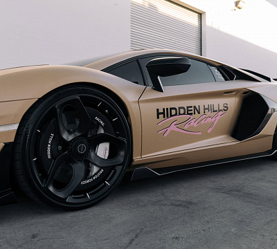 Фото дисков Brixton Forged NC01-R на Lamborghini Aventador