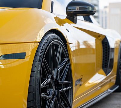 Фото дисков Vossen HF-7 на Audi R8 (4S)