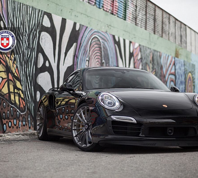Фото дисков HRE P103 на Porsche 911 VII