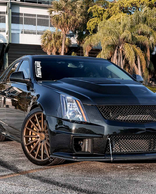 Фото дисков VFS-2 Сатиновая бронза на Cadillac CTS II