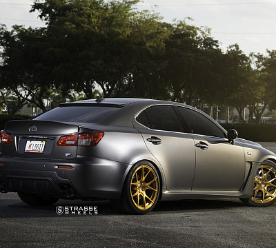 Фото дисков Strasse Wheels SM5R Deep Concave Monoblock на Lexus IS II