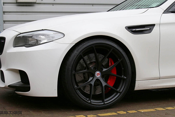 Фото дисков HRE P101 Черный сатин на BMW 5/M5 (F10)
