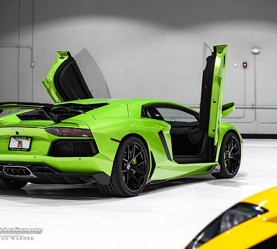 Фото дисков HRE P101 на Lamborghini Aventador