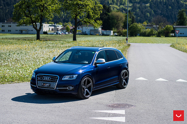 Фото дисков Vossen CV3 Глянцевый графит на Audi Q5 (8R)