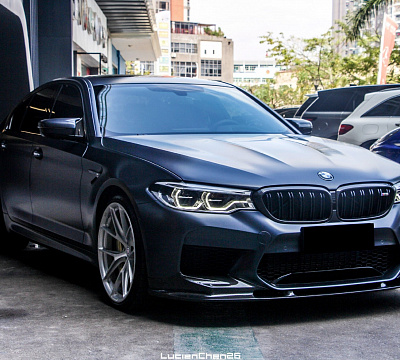 Фото дисков HRE P101 на BMW 5/M5 (G30/F90)