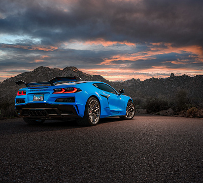 Фото дисков Vossen S21-02 на Chevrolet Corvette C8