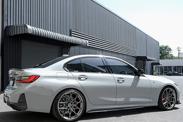 Фото дисков HRE FF10 Серебро на BMW 3/M3 (G2x/G80)