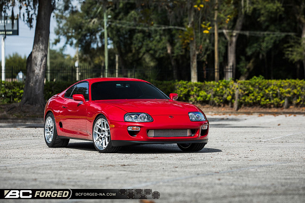 Фото дисков BC Forged HCA381 Глянцевый лак на Toyota Supra A80