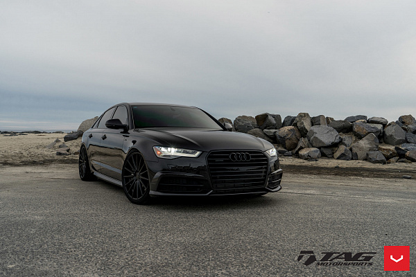 Фото дисков Vossen VFS-2 Черный глянец на Audi A/RS 6 (C7)