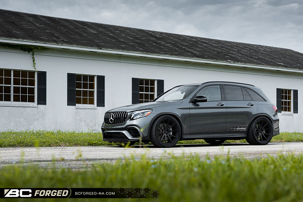 Фото дисков BC Forged EH173 Черный матовый на Mercedes-Benz GLC (X253, C253)