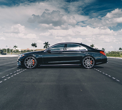 Фото дисков Vossen HF-3 на Mercedes-Benz S-Class (W222, C217)