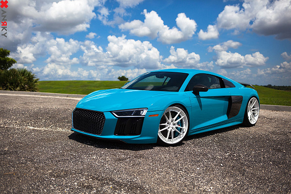 Фото дисков Anrky AN34 Белый сатин на Audi R8 (4S)