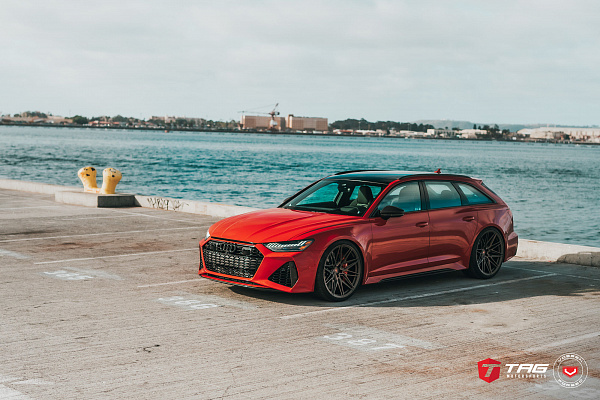 Фото дисков Vossen EVO-5R Сатиновая бронза на Audi A/RS 6 (C8)