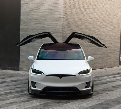 Фото дисков Vossen VFS-1 на Tesla Model X