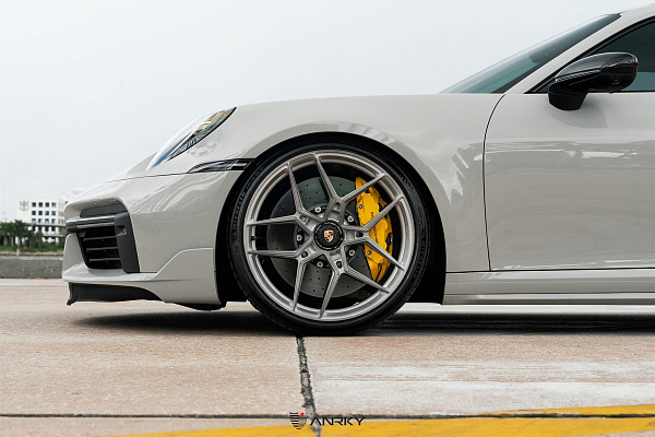 Фото дисков Anrky S1-X4 Сатиновый темный лак на Porsche 911 VIII