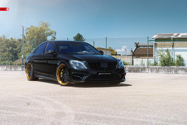 Фото дисков Anrky AN38 Черный глянец на Mercedes-Benz S-Class (W222, C217)